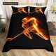 thumbnail image 1 of v1287 Bed Sheets Ice Hockey Duvet Cover Set Twin Hockey Sport Player Bedding Set Winter Extreme Sport Game Polyester Comforter Cover Set King 3-Piece Bedding Set (1 Duvet Cover + 2 Pillow Shams) Bed S, 1 of 5