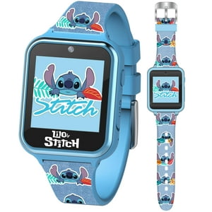 Reloj Inteligente Accutime Disney Stitch Para Niños Con Cámara Azul