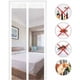 thumbnail image 1 of Puerta mosquitera de malla resistente con imanes para puertas corredizas de vidrio, puerta mosquitera de malla magnética con correa de almacenamiento mágica, 1 of 5