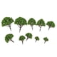 thumbnail image 1 of 10 Piezas De árboles Modelo De Escala Múltiple Verde 1: 100-1: 500, 1 of 1