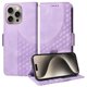 thumbnail image 3 of Carcasa FOXDOCK iPhone 15 Pro Max de cuero PU, diseño acolchado clásico, protección contra caídas y rayones, 3 of 5