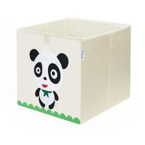 Caja Organizador Juguetes Ropa Infantil Kivara Oso Panda Multicolor