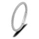 thumbnail image 1 of Pulsera de Caballero de Acero Tejido Elegante y Juvenil, 1 of 3