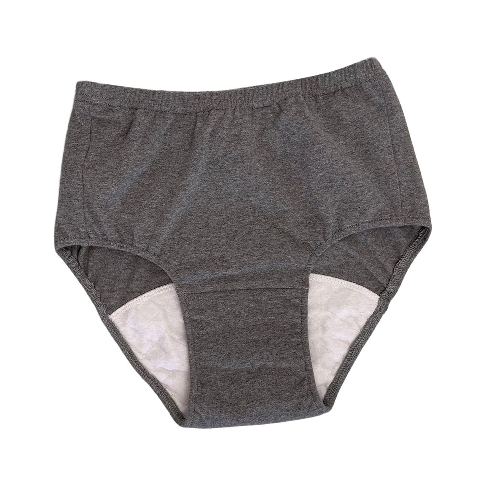 Magideal - Ancianos Pantalones De Pañales Ropa Interior Reutilizable Lavable Impermeable Suave Cubierta De Pañales Calzoncillos De Incontinencia De Pañales Para , Gris Oscuro M