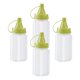 thumbnail image 5 of 4 Botellas Peque?as Para Apretar, Contenedor Portátil De Almacenamiento De Alimentos, Botellas Para Condimentos, Botella Verde, 5 of 5