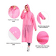 thumbnail image 4 of Capa Poncho Impermeable Lluvia Unisex Adulto Unidad Rosado, 4 of 7