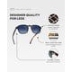 thumbnail image 5 of Lentes de Sol WearMe Pro WMP Francis Polarizados Cuadrados Marrón, 5 of 9