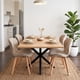 thumbnail image 1 of Comedor Mesa Greta Wood 140x90 | Pata Negra + 4 Sillón Rubik Lino Beige, 1 of 5