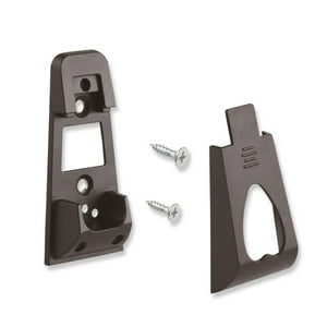 Par Soporte Barra Closet Rectangular Hbt Antracita