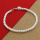 thumbnail image 2 of Pulsera plata 925 hombre mujer elegante joya, 2 of 3
