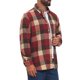 thumbnail image 4 of INSPIRE CHIC Camisa de Franela a Cuadros Retro de Manga Larga Casual de Algodón Cepillado para Hombre M Marrón Rojo, 4 of 6