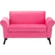 thumbnail image 1 of Banqueta Baul + Respaldo Lua 2C Felpa 20 Fucsia, 1 of 7