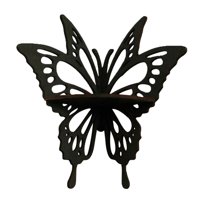 Magideal - Estante De Pared Esquinero De Mariposa, Organizador De Almacenamiento, Estante Flotante De Madera Para Dormitorio, Pasillo, Habitación De Niños, Porta