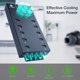 thumbnail image 5 of Concentrador USB I-Tikol de 10 puertos USB-C 2.0 de aluminio, 5 of 9