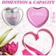 thumbnail image 2 of Molde de aluminio para pasteles, forma de corazón, para cupcakes, con tapa, 100 ml (3,4 onzas), desechable, para San Valentín, Día de la Madre, bodas, Navidad y cumpleaños., 2 of 7