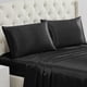 thumbnail image 4 of Juego de fundas de almohada satinadas Juicy Couture Black King Size x2, 4 of 6