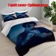 thumbnail image 1 of 3pcs Johnny Depp Themed Printed Bedding Set Including a Duvet Cover And Pillowcases, 1 of 5