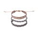 thumbnail image 1 of Pack Pulseras Telar Negro con Mostacillas de Plata al lado y Café multicolor Talla única, 1 of 2