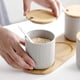 thumbnail image 4 of Juego de 2 tarros de especias de cerámica OnePine, azucarero de cerámica con cuchara y tapa de bambú para té, azúcar, sal y especias en casa y en la cocina., 4 of 5