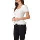 thumbnail image 4 of INSPIRE CHIC Camisa Victoriana para Mujeres Regreso a Clases Cuello de Corazón Manga Abullonada Halloween Blusa Gótica con Cordones XS Blanca, 4 of 6