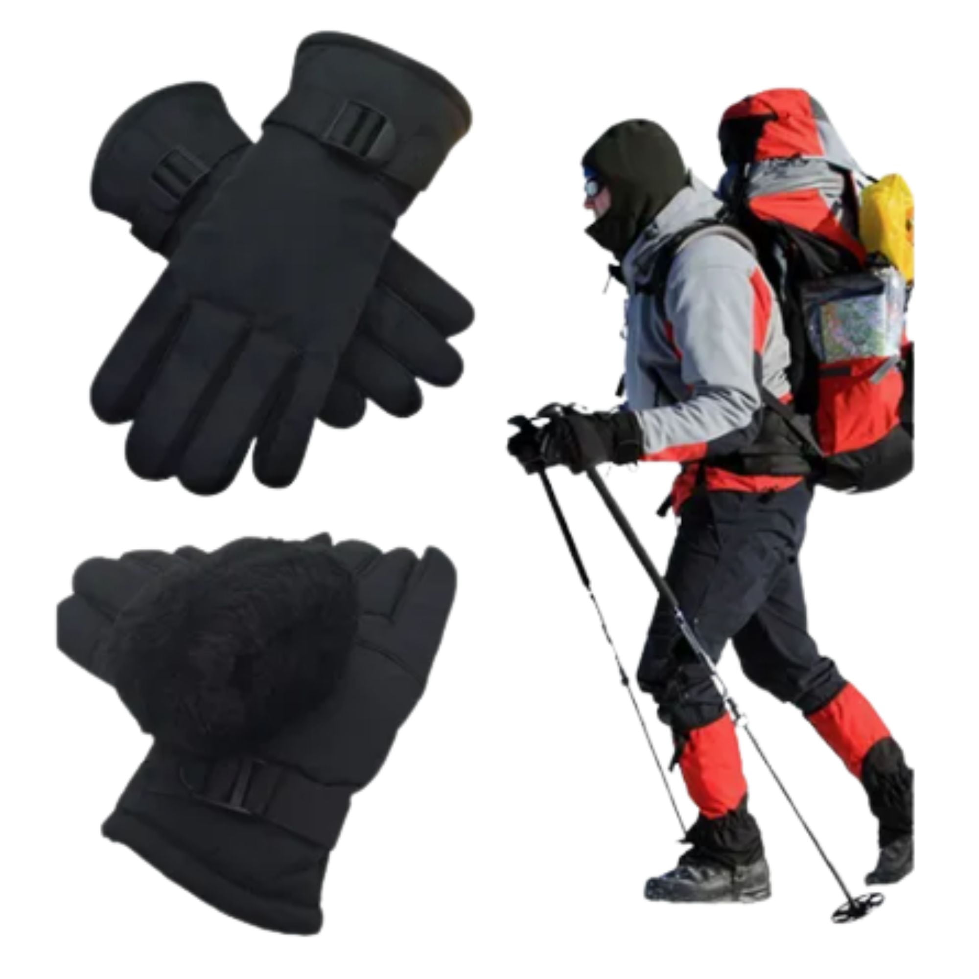 Mercado Ideas - Guantes De Invierno Para Hombre Para La Nieve Montañismo