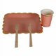thumbnail image 5 of Vasos de Papel Geeklife Naranja Pastel con Borde Dorado 9oz (40 piezas), 5 of 9