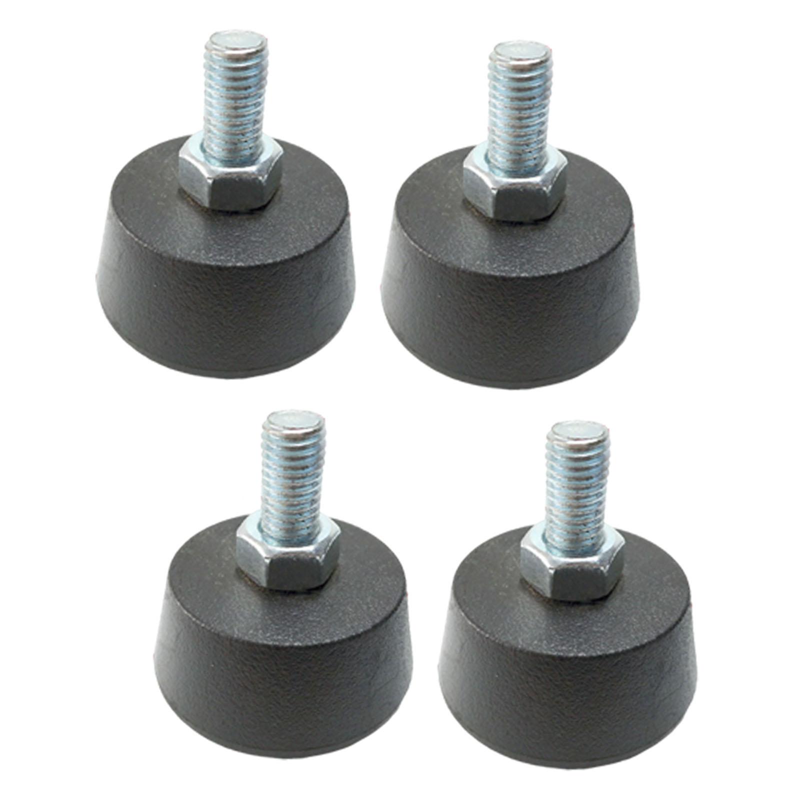 Ioensy - 4 Almohadillas Antideslizantes Para Los Pies De La Bicicleta Estática.