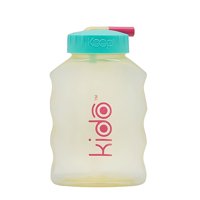 Botella Toma Jugo Niños Bombilla Kido Color Amarillo - Ps