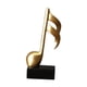 thumbnail image 2 of Centro De Mesa Con Escultura De Notas Musicales, Creativo Para Estantería, Escritorio, Chimenea, Estilo B, 2 of 3