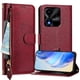 thumbnail image 2 of FOXDOCK Funda Tipo Cartera para Motorola Moto G17 Power Cuero PU con Cremallera y Correa de Muñeca, Ranuras para Tarjetas, Soporte Plegable, Cierre Magnético, 2 of 5