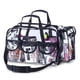 thumbnail image 1 of Bolsa de viaje transparente de primera calidad, organizador de maquillaje, neceser de PVC, bolsa de cosméticos transparente para mujer, para artículos de tocador, correa ajustable., 1 of 8