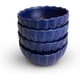 thumbnail image 1 of Set 4 Bowls LEMIEUX ET CIE Dhalia Gres Azul 5.7, 1 of 3
