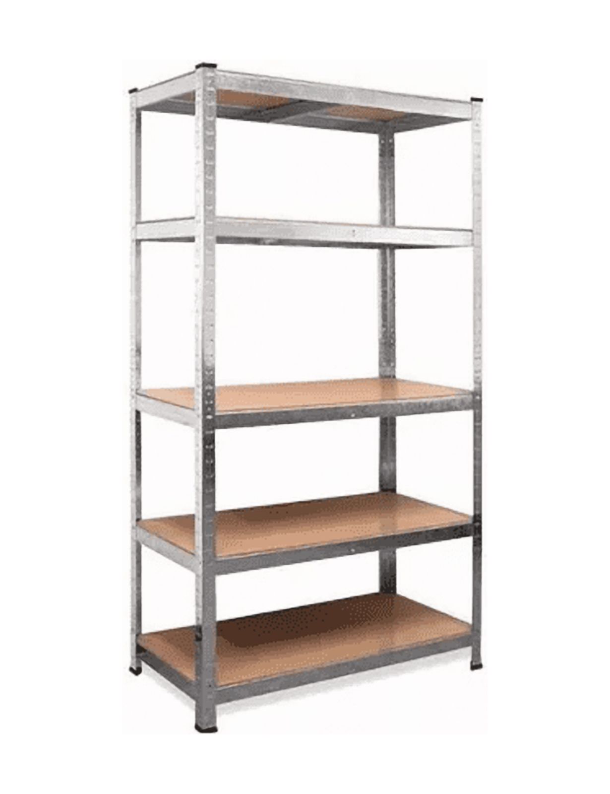 Genérico - Repisa Metálica Armable Mecano 180X90X40Cm 350Kg Plateado