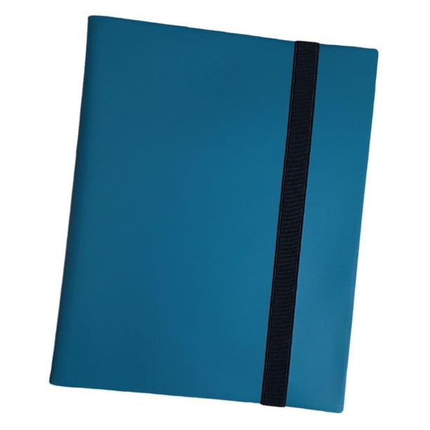Álbum de cartas coleccionables, carpeta para colección de cartas, 30 páginas para postales, cartas deportivas, libros portátiles, estuche para guardar cartas cian
