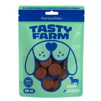 Snack Para Perros Tasty Farm Medallón De Cordero Marben Pets