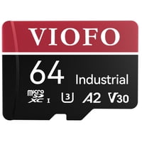 Tarjeta Microsd Viofo 64Gb De Grado Industrial U3 A2 V30 Con Adaptador