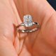 thumbnail image 4 of Anillos de Compromiso de Moissanita de 3 Quilates para Mujer Color D VVS1 Anillos de Moissanita Anillo de Diamante de Plata Esterlina 925 Joyería Talla 5-9, 4 of 8