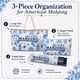 thumbnail image 4 of Bolsas De Mahjong Americanas Vacías Para Azulejos Estantes Y Tapete Bolsa De Transporte, 4 of 8