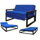 thumbnail image 2 of Futon Metalico Folk 1 plaza "Azul", 2 of 2