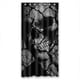 thumbnail image 1 of Cortina de ducha de calavera de The Walking Dead, juego de cortina de baño con ganchos, tamaño 36 x 72 pulgadas, 1 of 3