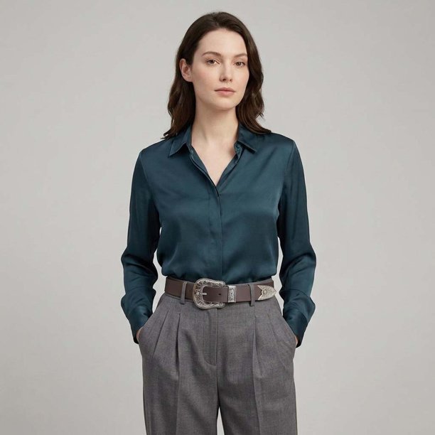 Cinturón Mujer hubilla Western Boho Chic gris Talla Única