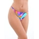 thumbnail image 3 of Bikini colaless ajuste lateral estampado azul Talla L, 3 of 4