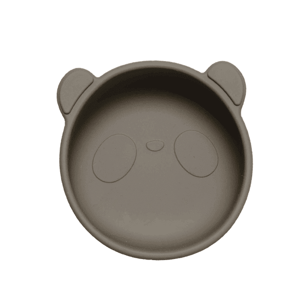 Children Silicone Bowl Panda Baby Feeding Dishes BPA Free