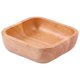 thumbnail image 1 of Cuenco De Madera Cuadrado Natural Salsa Pastas Aperitivos Arroz Ensaladera Vajilla 15cm, 1 of 5