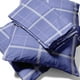 thumbnail image 4 of Juego de sábanas Nautica Home 4 piezas microfibra king diseño a cuadros azul, 4 of 7