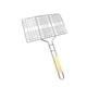 thumbnail image 4 of Gill Basket Grill Grill Clip de cocción portátil Accesorios de la parrilla BBQ Basking Basking Acero inoxidable para carne de mariscos de mariscos de 335cmx20cm, 4 of 5
