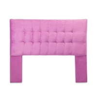 Dgb - Respaldo Cama 2 Plazas Felpa Rosado Alicante Cp