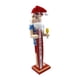 thumbnail image 2 of Estatuilla de Cascanueces Papá Noel de Madera 38cm, 2 of 3