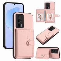 Foxdock Funda Para Xiaomi Poco F5 Pro 5G Con Bloqueo Rfid - Diseño Elegante Con Cierre De Botón