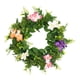 thumbnail image 3 of Guirnalda Verde De 18 Pulgadas, Corona Floral Redonda Para Primavera, Verano, Telón De Fondo, Hogar, Colorido, 3 of 5